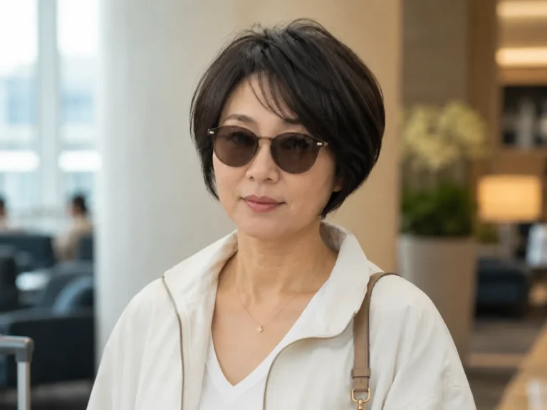중년 여성 보브 상고단발, 얇은 모발에 자연스러운 볼륨을 살리는 방법