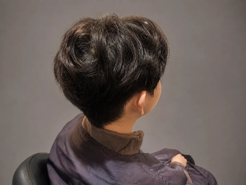 탄현미용실 가르마펌